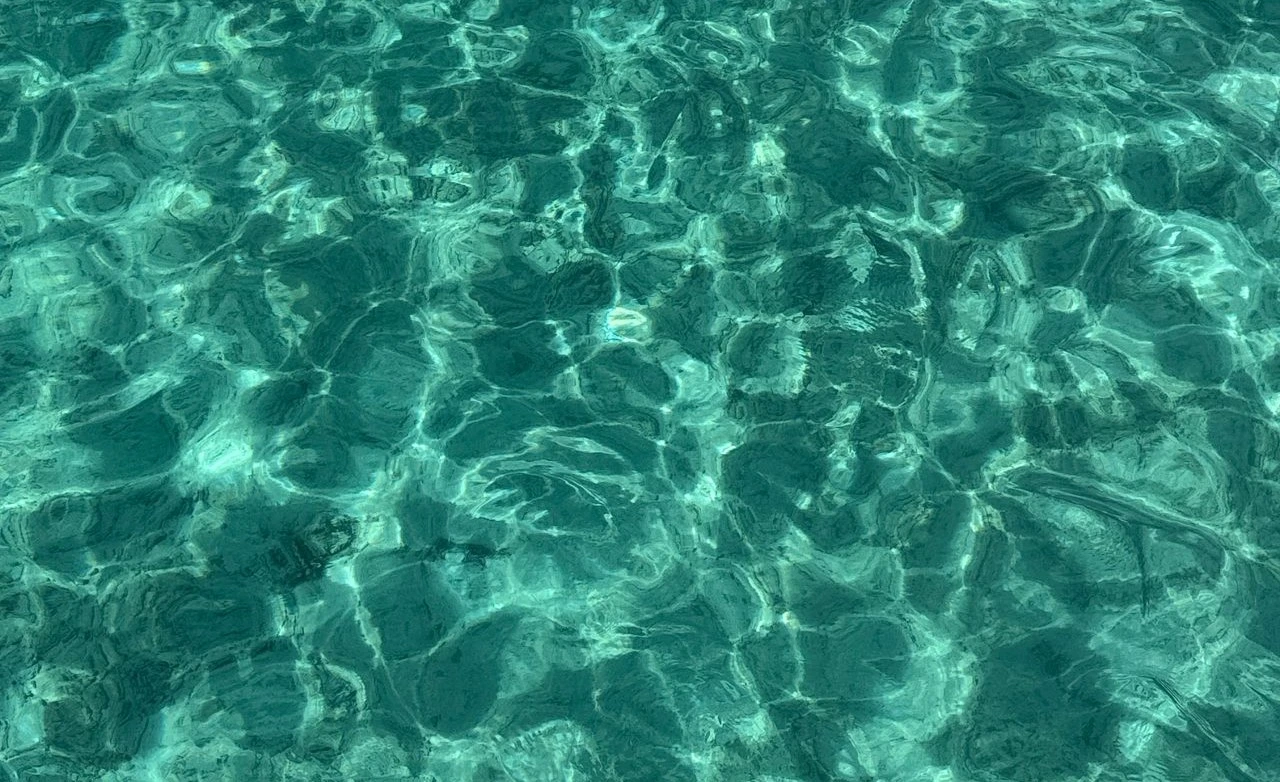 Sparkling Mediterranean sea water